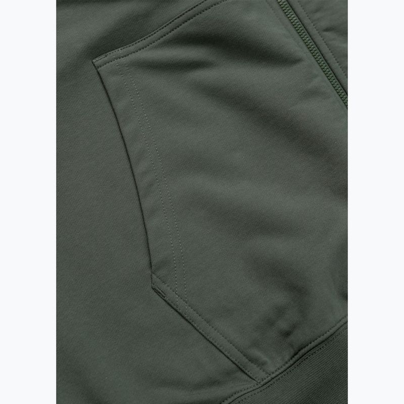 Bluza męska Pitbull Nugget Small Logo Hooded Zip sage green 9