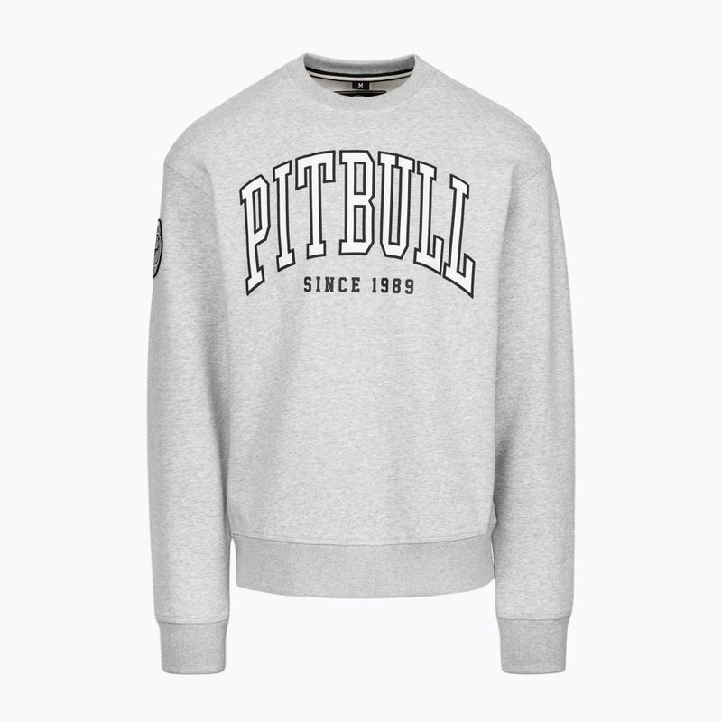 Bluza męska Pitbull Badger Crewneck grey/melange 5