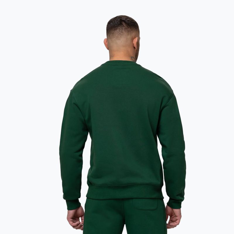 Bluza męska Pitbull Badger Crewneck hunter/green 3