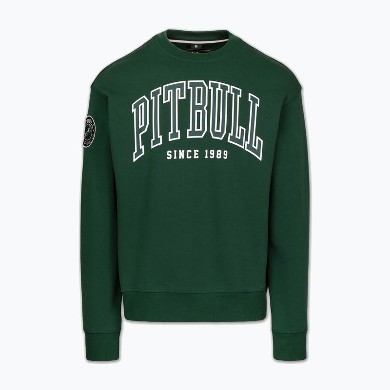 Bluza męska Pitbull Badger Crewneck hunter/green 4