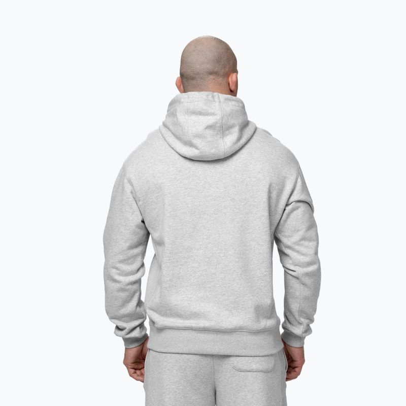 Bluza męska Pitbull Badger Hooded grey/melange 3