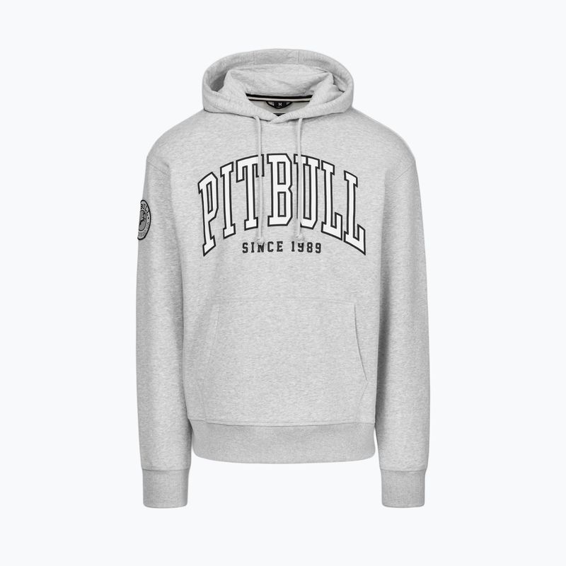 Bluza męska Pitbull Badger Hooded grey/melange 4