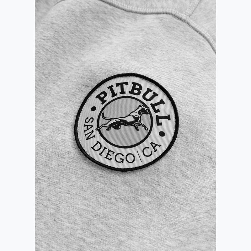 Bluza męska Pitbull Badger Hooded grey/melange 8