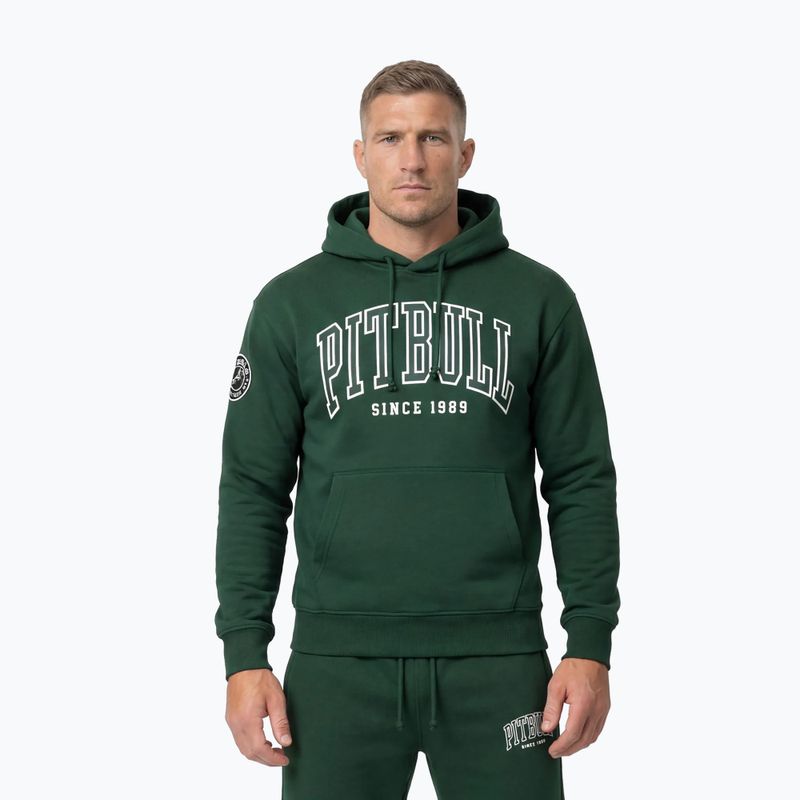 Bluza męska Pitbull Badger Hooded hunter green