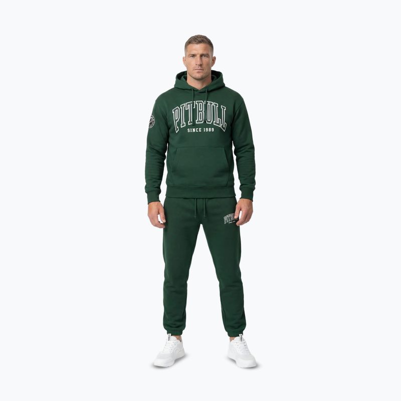 Bluza męska Pitbull Badger Hooded hunter green 2