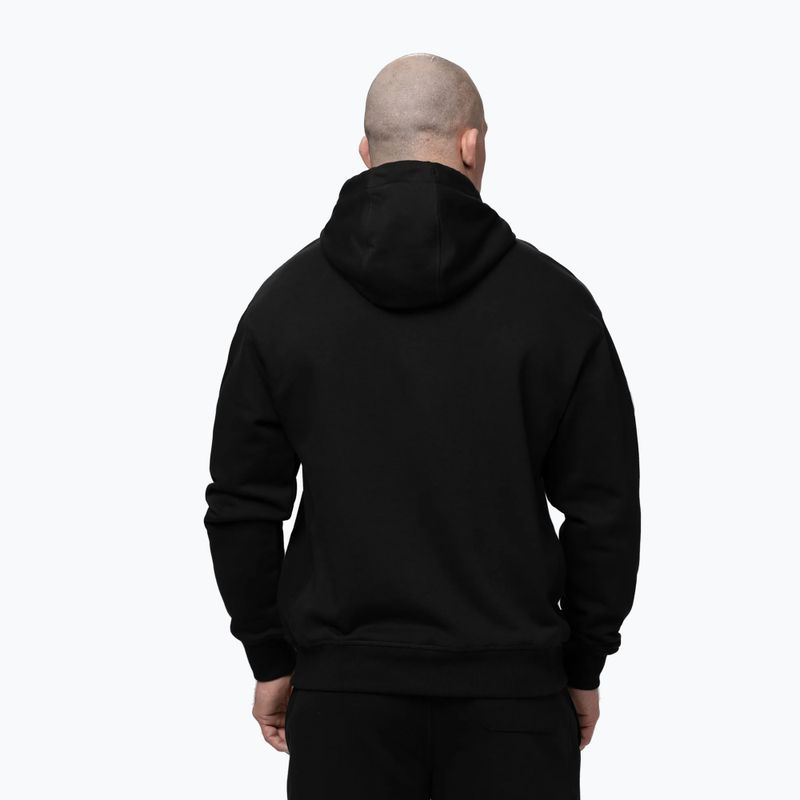 Bluza męska Pitbull Badger Hooded black 3