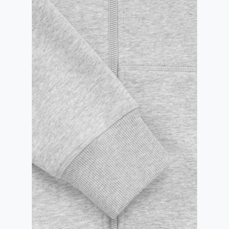 Bluza męska Pitbull Badger Hooded Zip grey/melange 12