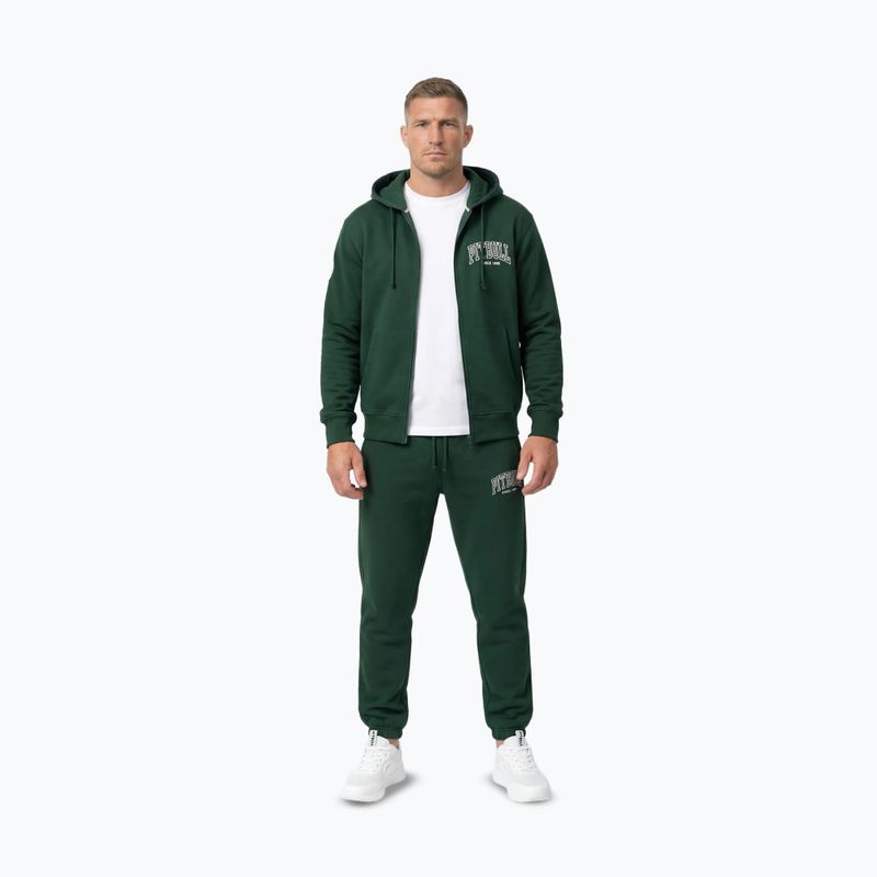 Bluza męska Pitbull Badger Hooded Zip hunter/green 4