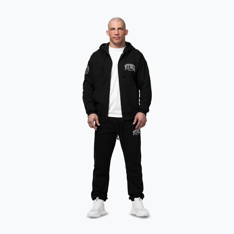 Bluza męska Pitbull Badger Hooded Zip black 2