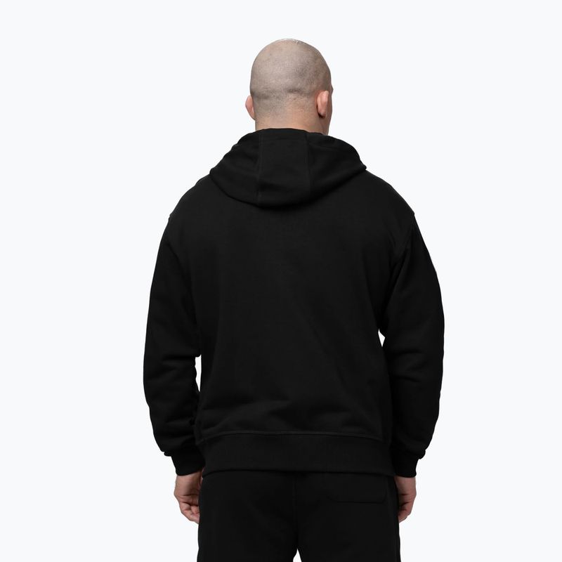 Bluza męska Pitbull Badger Hooded Zip black 3