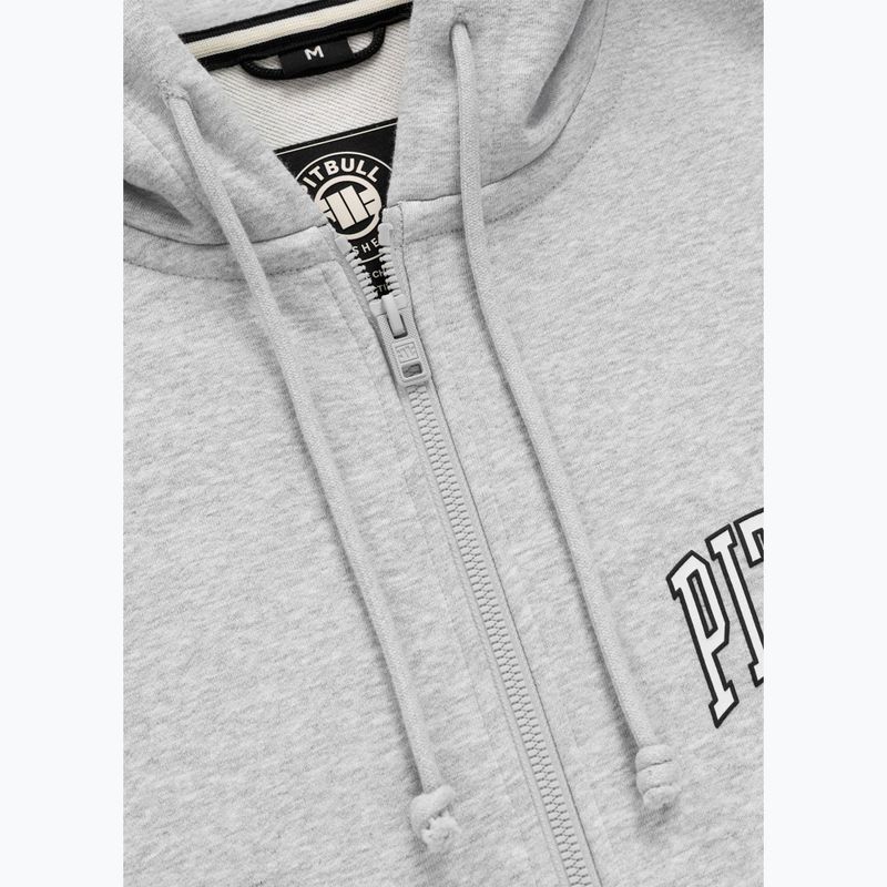 Bluza męska Pitbull Badger Hooded Vest Zip grey/melange 8