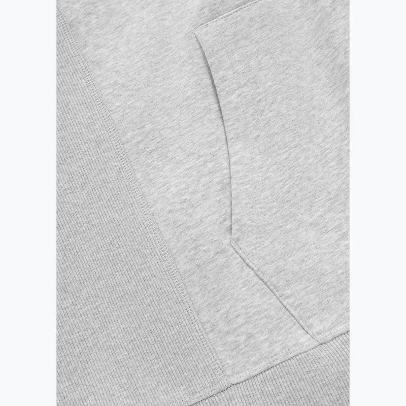 Bluza męska Pitbull Badger Hooded Vest Zip grey/melange 9