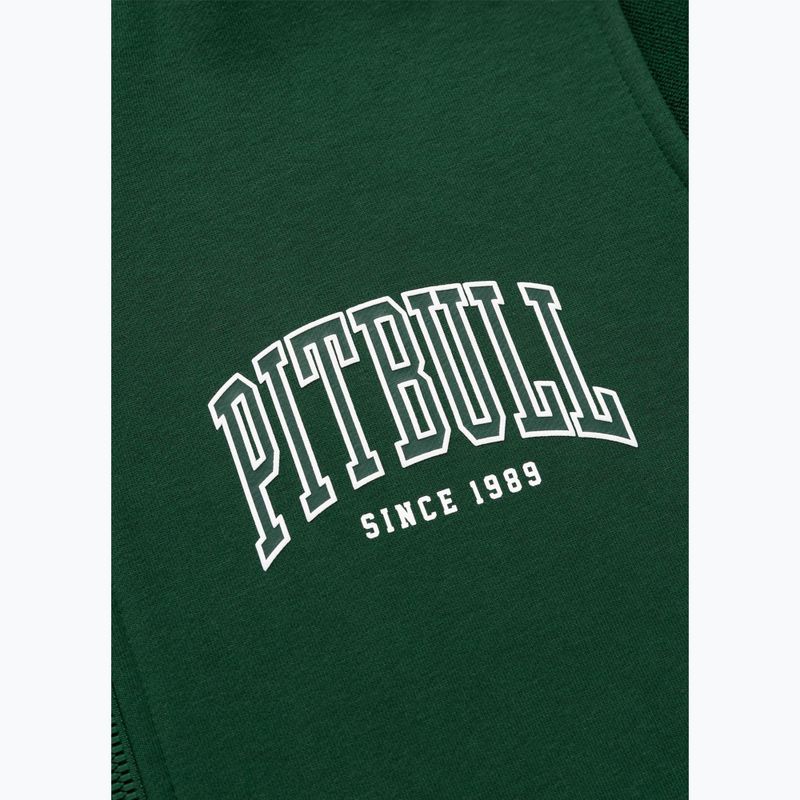 Bluza męska Pitbull Badger Hooded Vest Zip hunter green 9