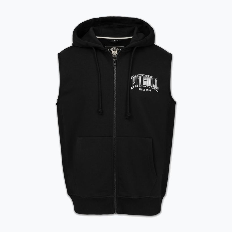 Bluza męska Pitbull Badger Hooded Vest Zip black 5