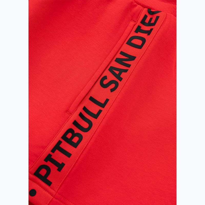 Spodenki damskie Pitbull Explory Tape fluo/red 9