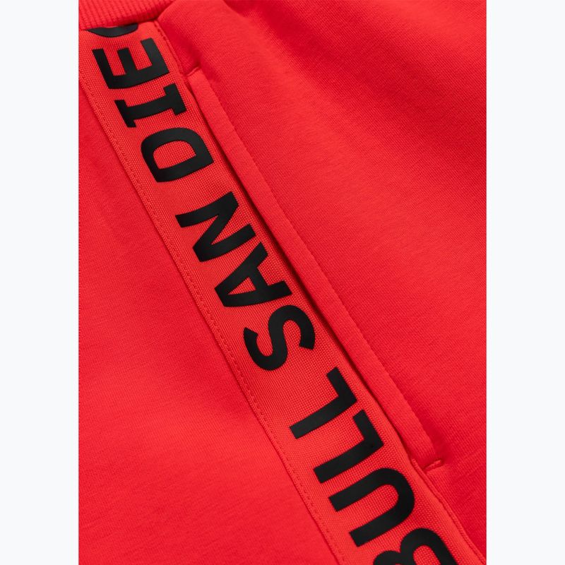 Spodenki damskie Pitbull Explory Tape fluo/red 10