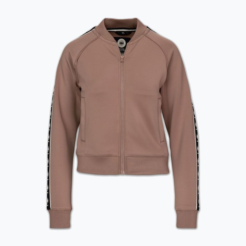 Bluza damska Pitbull Verona Collar Zip chocolate mousse 6