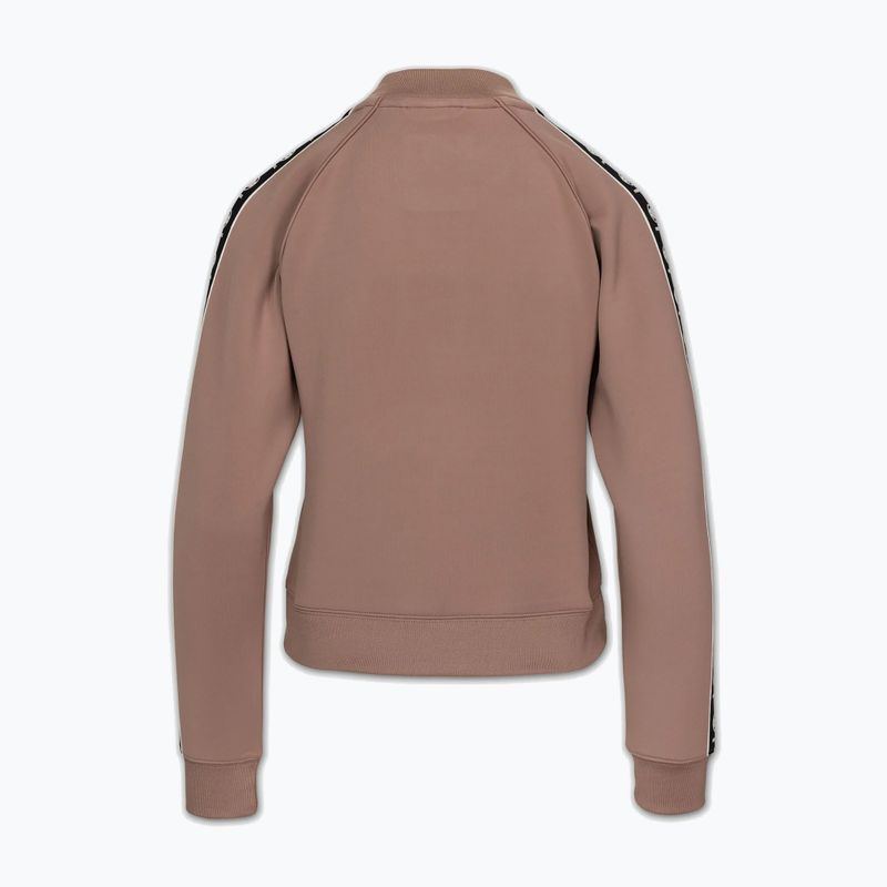 Bluza damska Pitbull Verona Collar Zip chocolate mousse 7