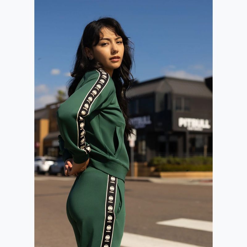 Bluza damska Pitbull Verona Collar Zip bottle green 12