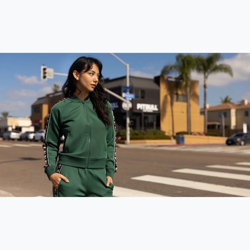 Bluza damska Pitbull Verona Collar Zip bottle green 13