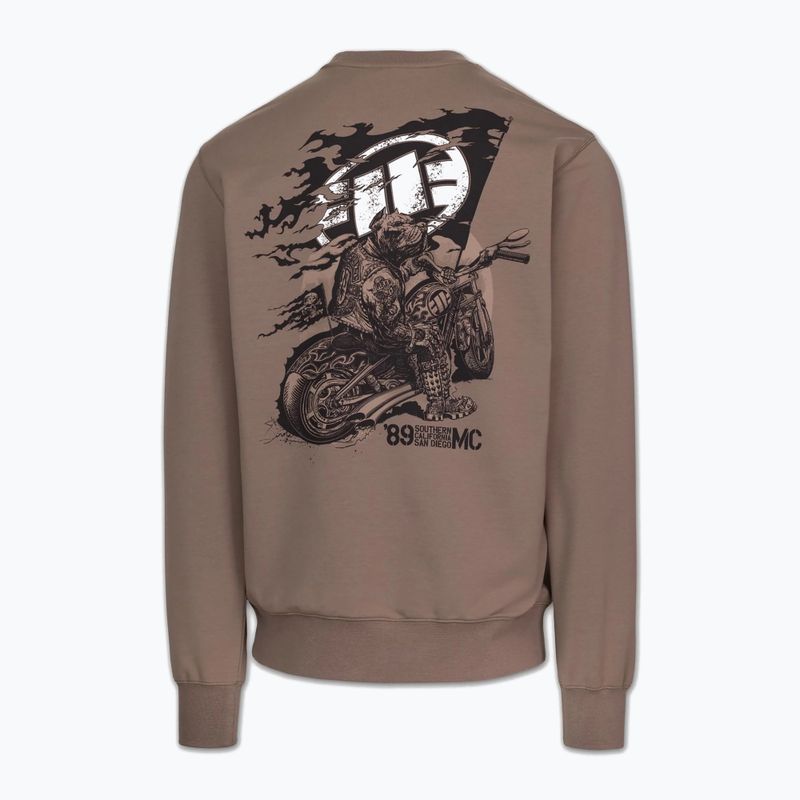 Bluza męska Pitbull MC Crewneck Sweatshirt brown savana 5