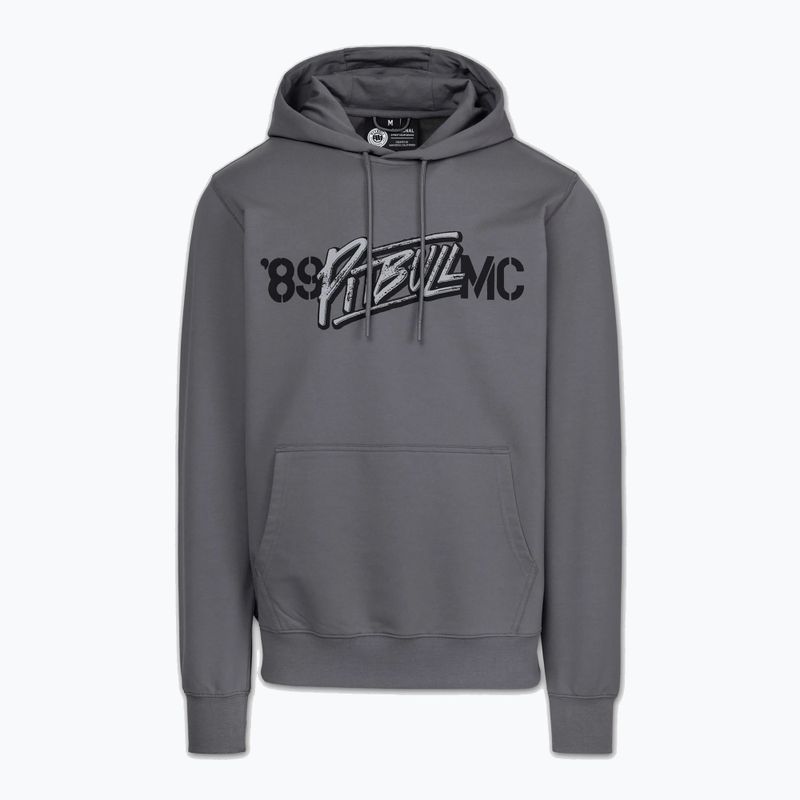 Bluza męska Pitbull MC Sweatshirt Hooded graphite 5