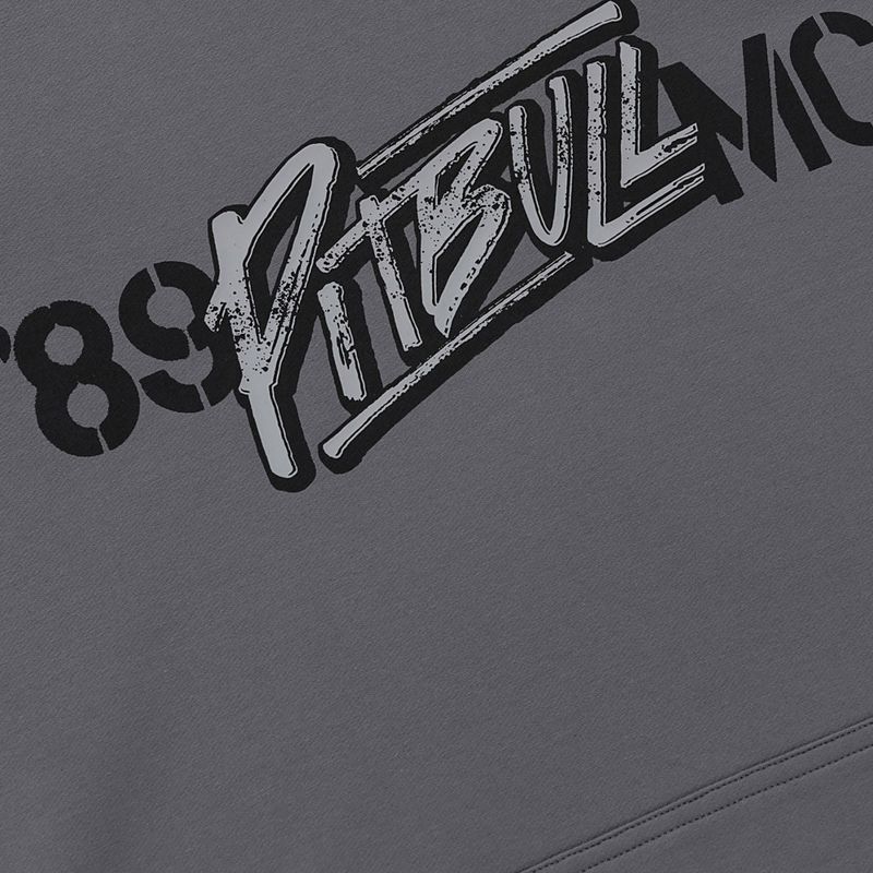 Bluza męska Pitbull MC Sweatshirt Hooded graphite 8