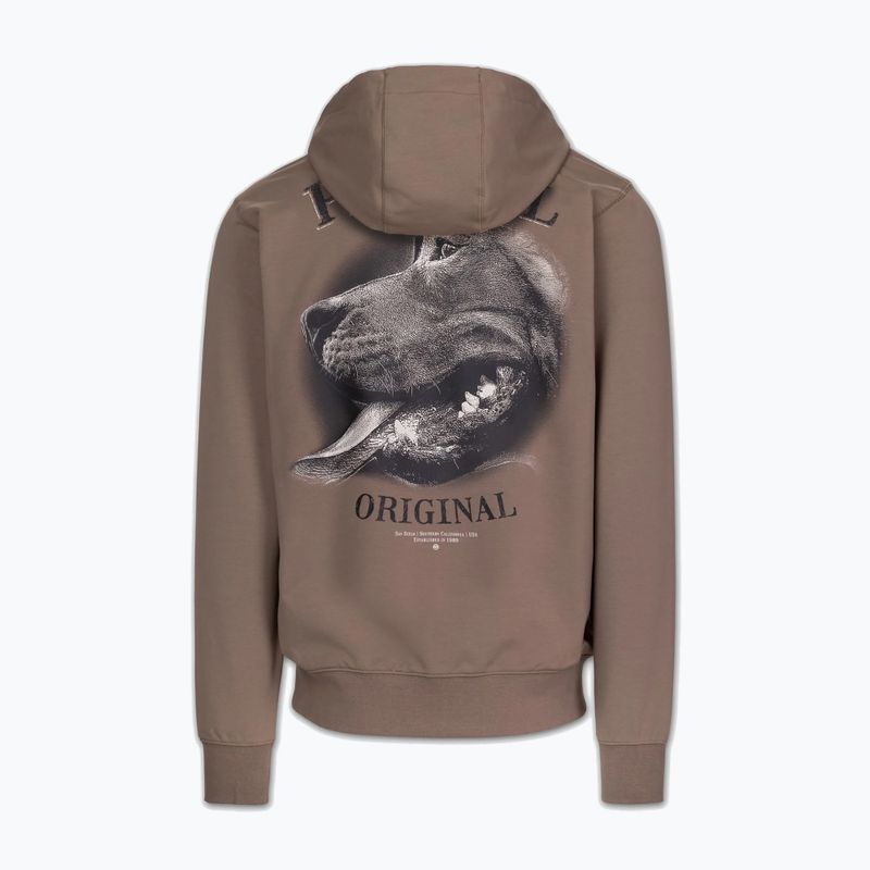 Bluza męska Pitbull Midnight Sweatshirt Hooded brown savana 8