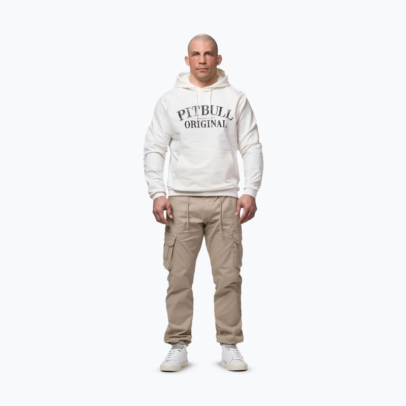 Bluza męska Pitbull Midnight Sweatshirt Hooded off white 2