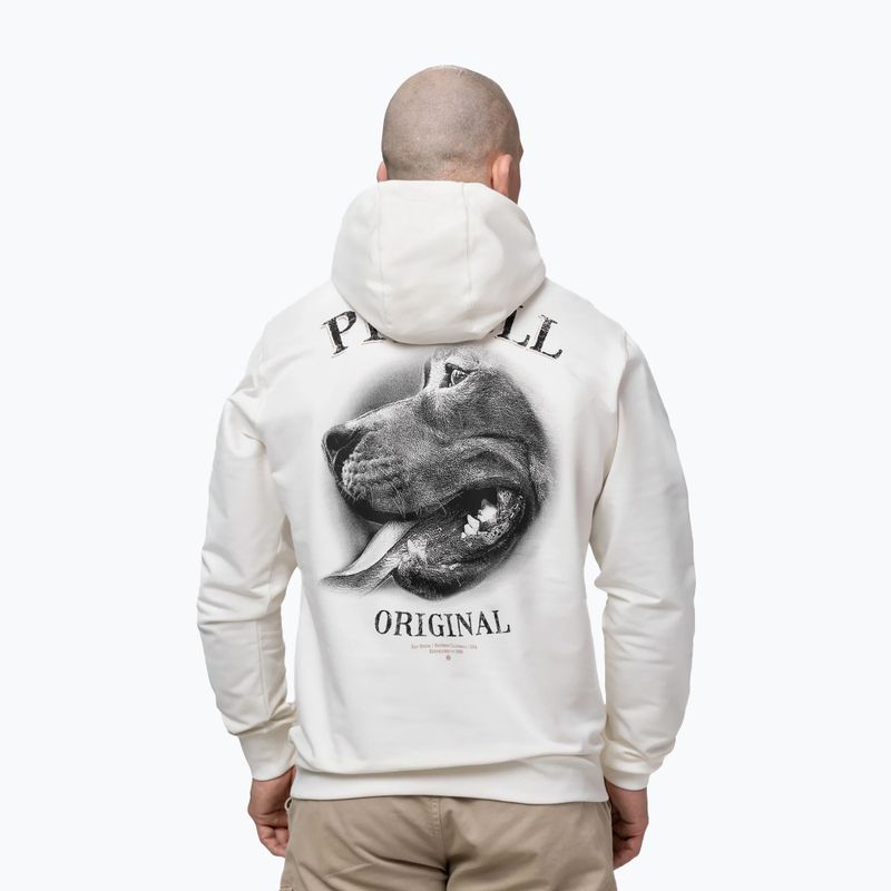 Bluza męska Pitbull Midnight Sweatshirt Hooded off white 3