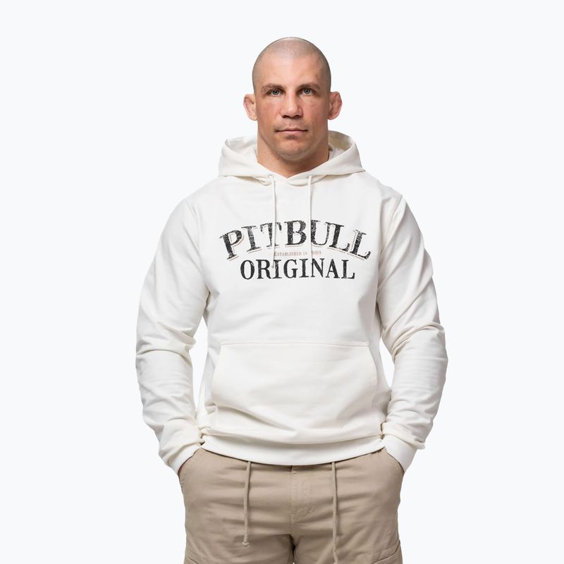 Bluza męska Pitbull Midnight Sweatshirt Hooded off white 5