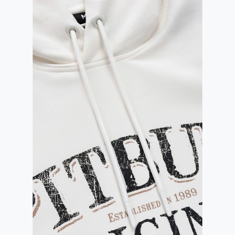 Bluza męska Pitbull Midnight Sweatshirt Hooded off white 12