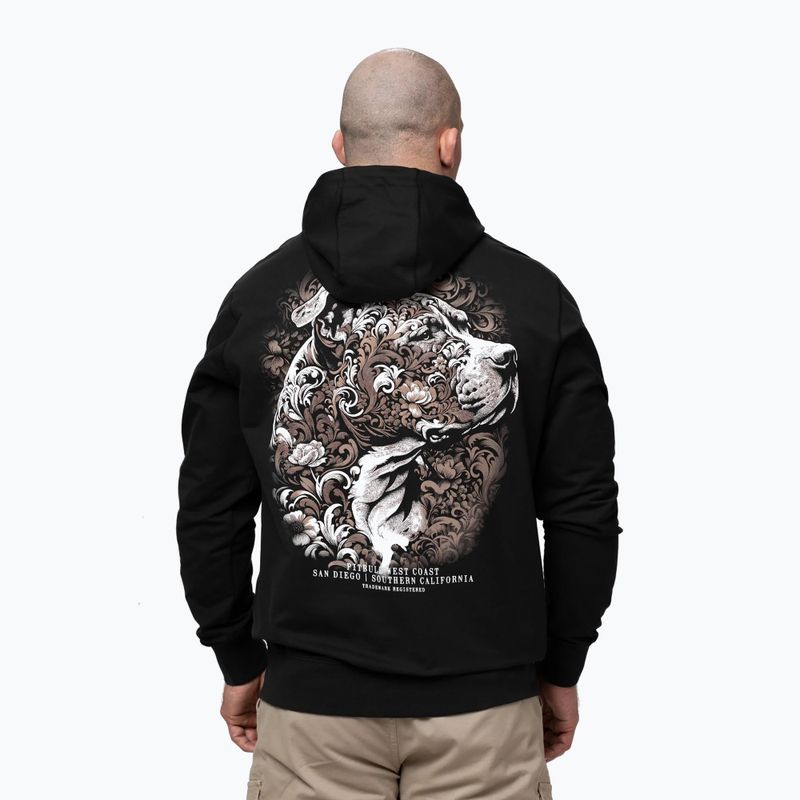 Bluza męska Pitbull Tatto Hooded black 3