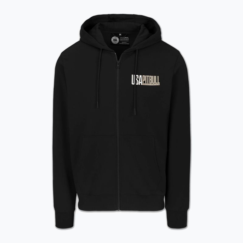 Bluza męska Pitbull USA Hooded Zip black 6