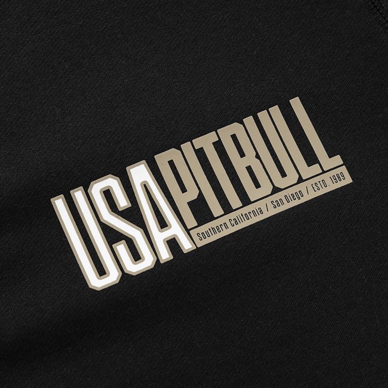 Bluza męska Pitbull USA Hooded Zip black 9