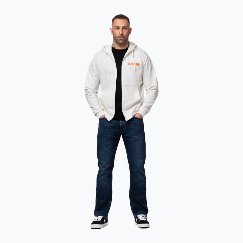Bluza męska Pitbull Blacky Sweatshirt Zip Hooded off white 2