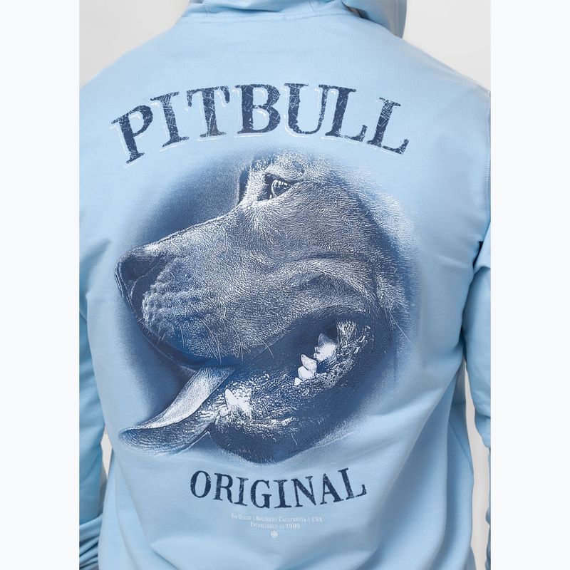 Bluza męska Pitbull Midnight Sweatshirt Zip Hooded sky blue 5