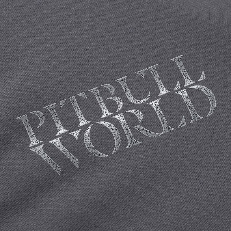 Bluza męska Pitbull World Sweatshirt Zip Hooded graphite 12