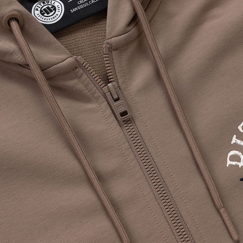 Bluza męska Pitbull Bloodline 2 Sweatshirt Zip Hooded brown savana 7
