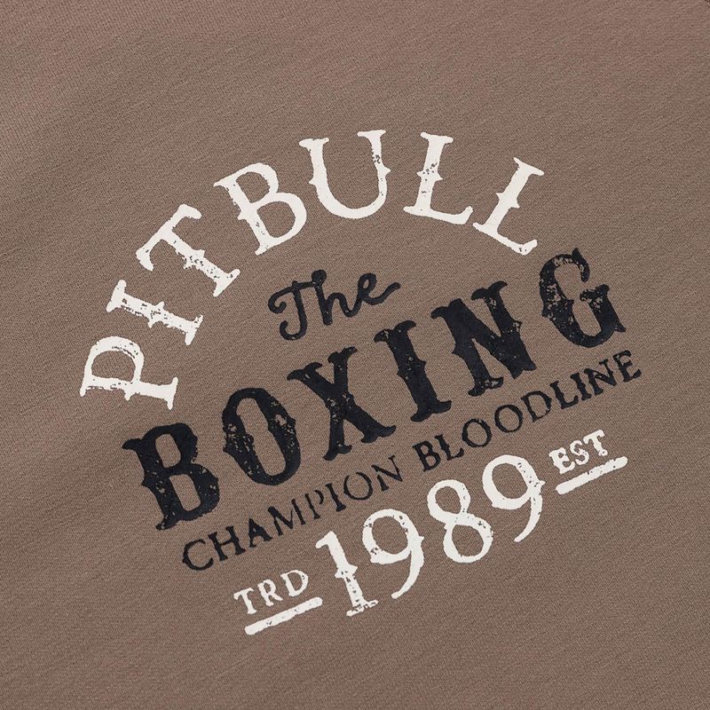 Bluza męska Pitbull Bloodline 2 Sweatshirt Zip Hooded brown savana 8