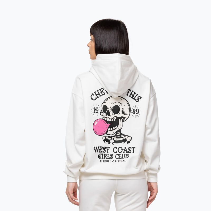 Bluza damska Pitbull Chew On This Hooded off white 3