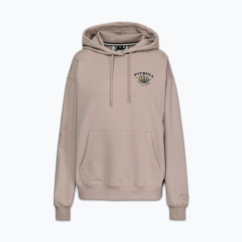 Bluza damska Pitbull Bullets & Blooms Hooded sand savana 5