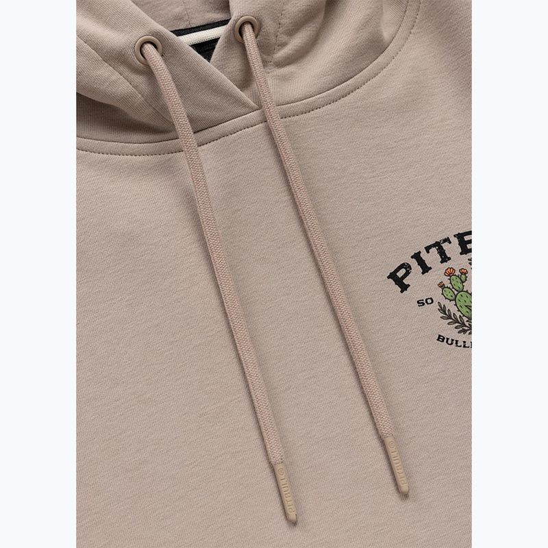 Bluza damska Pitbull Bullets & Blooms Hooded sand savana 7