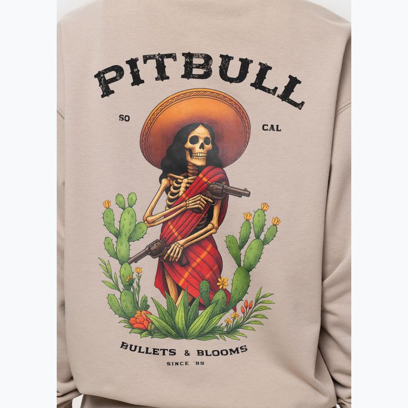 Bluza damska Pitbull Bullets & Blooms Hooded sand savana 9