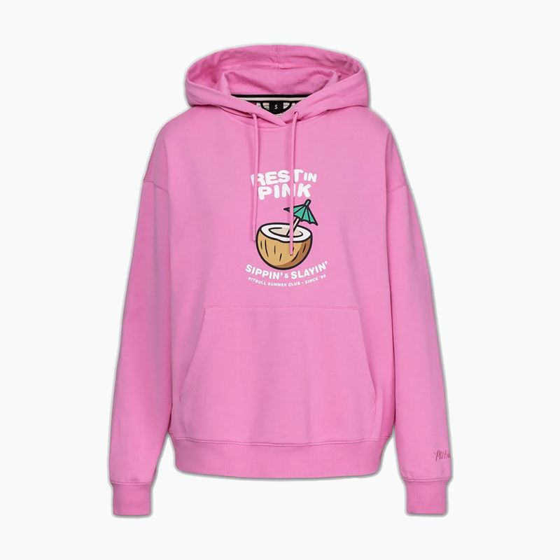 Bluza damska Pitbull Rest In Pink Hooded ice pink 4