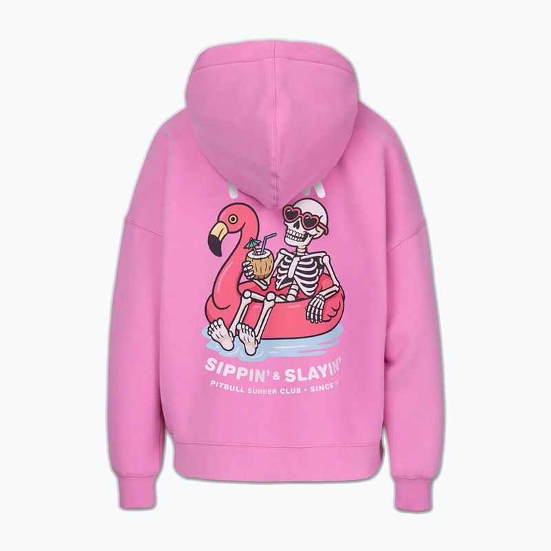 Bluza damska Pitbull Rest In Pink Hooded ice pink 5