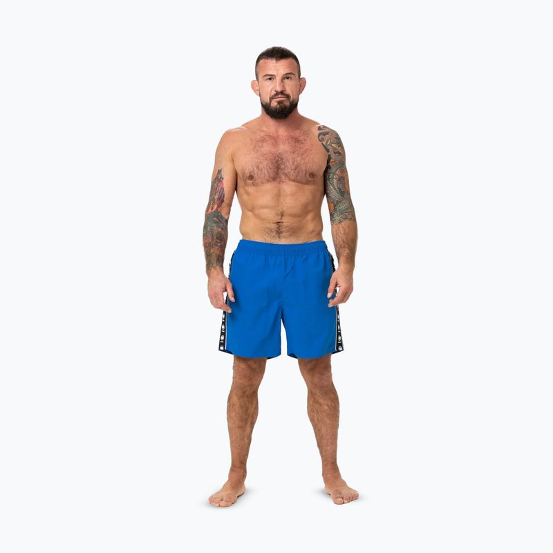 Szorty kąpielowe męskie Pitbull Blackmore azure blue 2