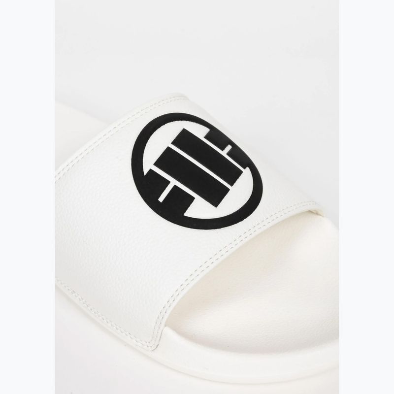 Klapki męskie Pitbull Logo white 4