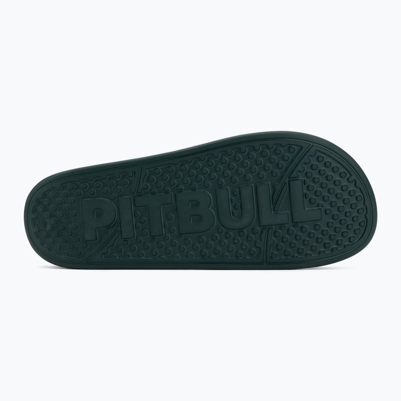 Klapki męskie Pitbull Logo bottle green 4