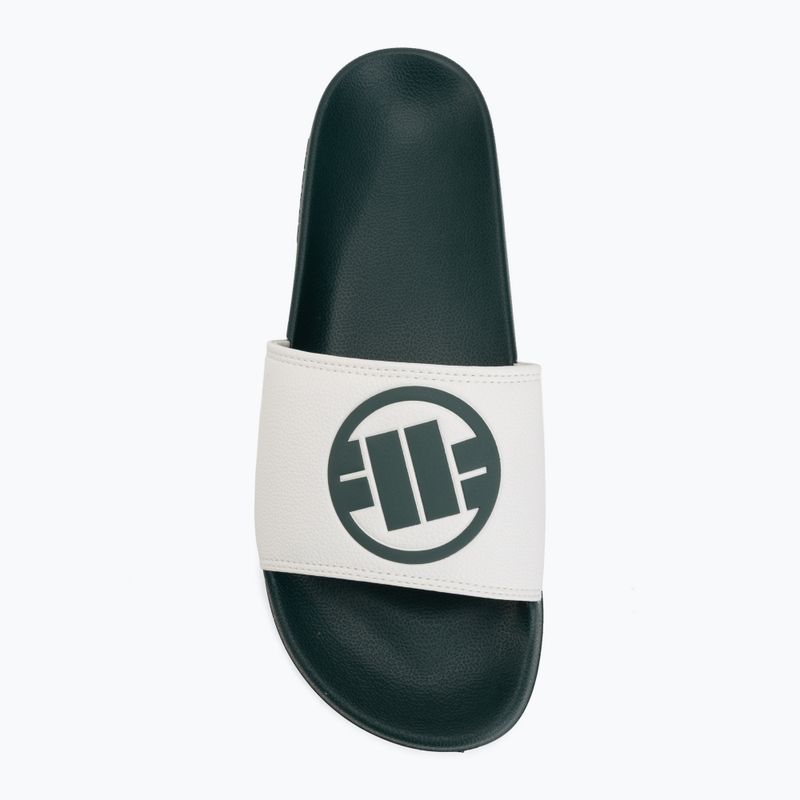 Klapki męskie Pitbull Logo bottle green 5